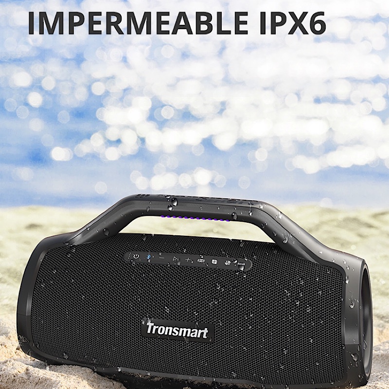  Tronsmart Altavoz Bluetooth portátil, Altavoz impermeable  inalámbrico de viaje con salida de 10 W, Bluetooth 5.3, IPX7 impermeable,  tiempo de reproducción de 20 horas, micrófono incorporado.. : Electrónica